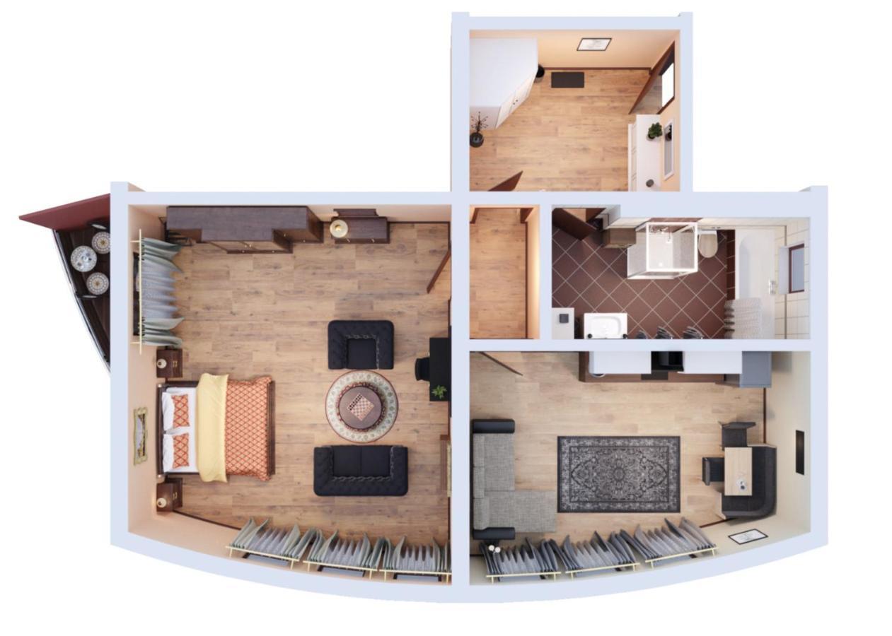 Penthouse Am Goethepark - Apartments & Suites Weimar エクステリア 写真